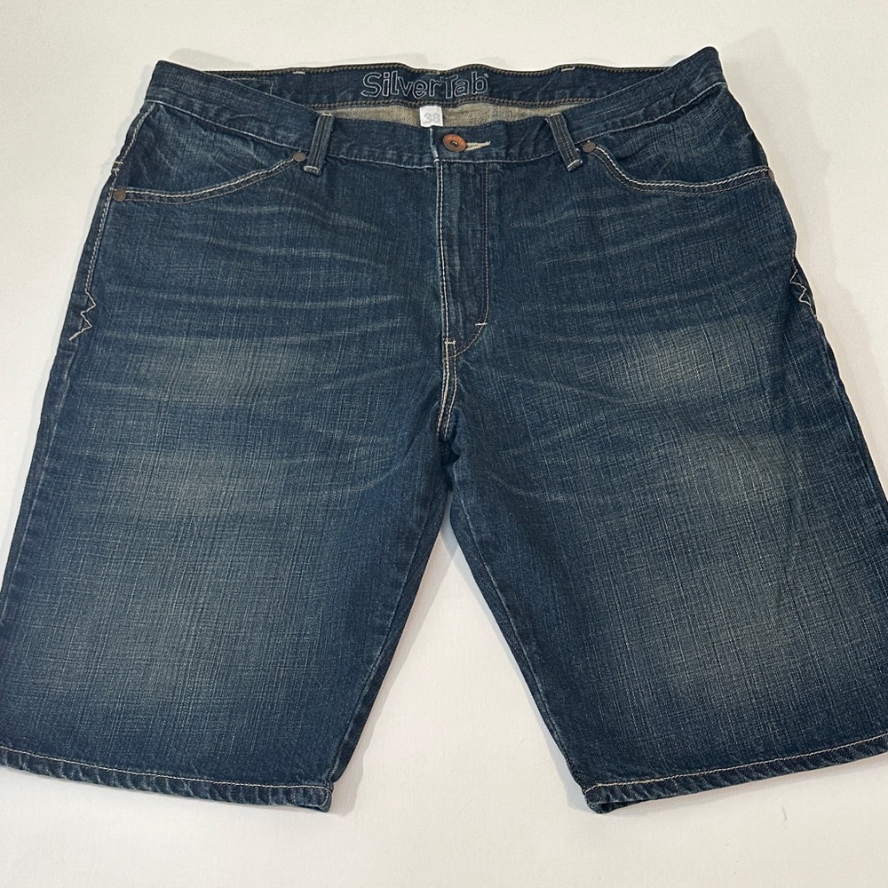 Y2K LEVI SILVER TAB MENS BAGGY DENIM JEAN SHORTS